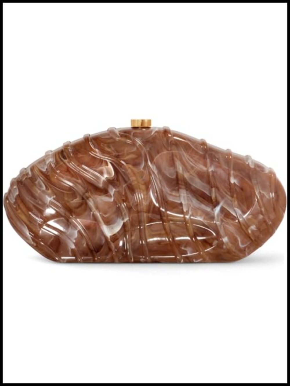 Acrylic Clutch Purse with Chain Evening Bag for Party Wedding Prom